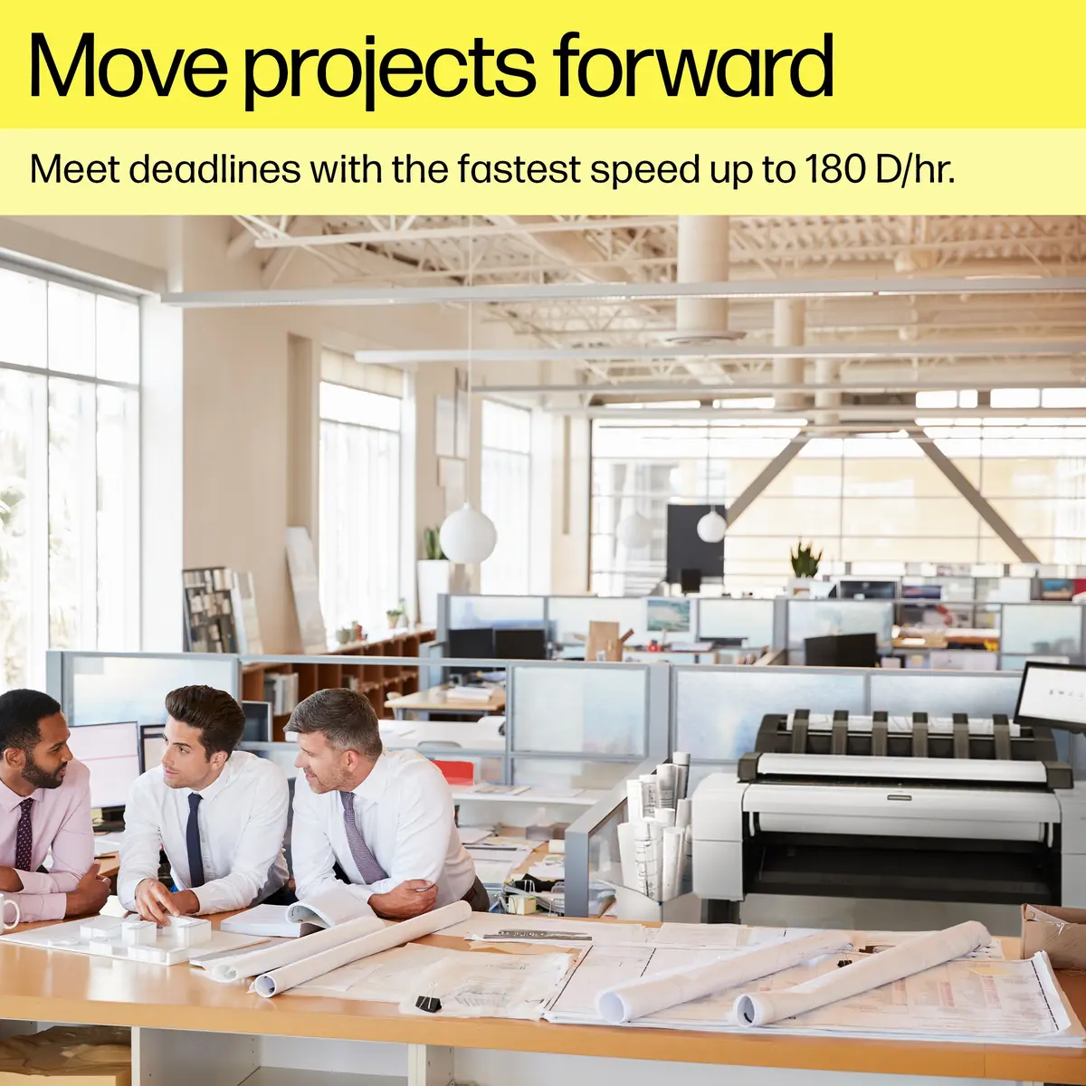 HP Designjet T1600dr 36-in PostScript ploteris Photo 7