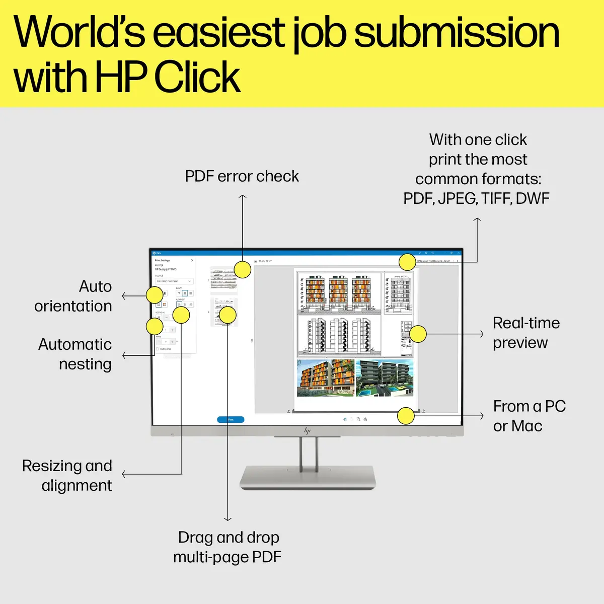 HP Designjet T1600dr 36-in PostScript ploteris Photo 8