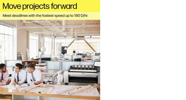 HP Designjet T1600dr 36-in PostScript ploteris Photo 10