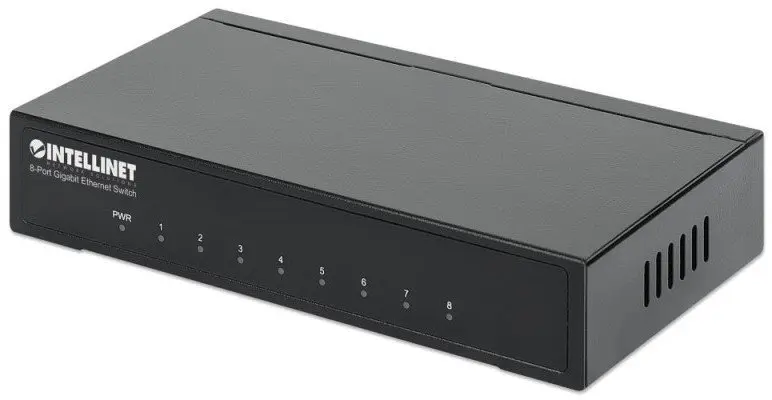 Switch Intellinet 8-Port Gigabit Ethernet Photo 8
