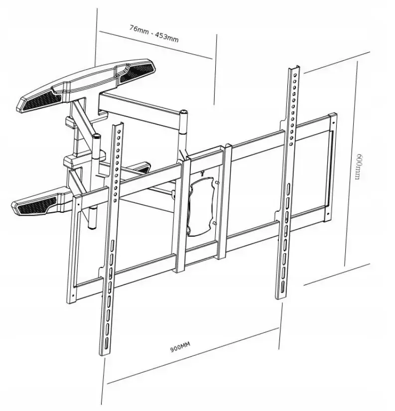 LIBOX DUBAJ LB-450 TV wall mount 32–70" Photo 2