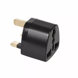 Adapter for power cables Maclean MCE154 (English M - Type E F; black color)