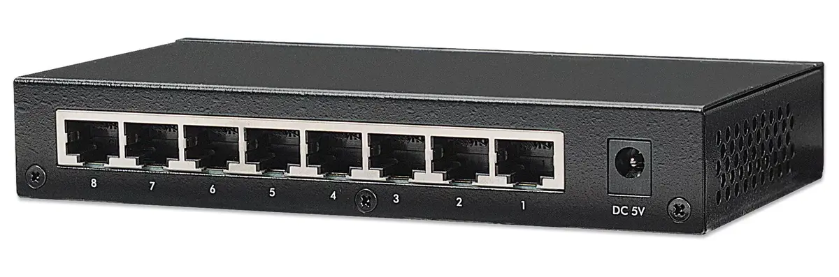 Slēdzis, Intellinet 8-Port Fast Ethernet, 523318 Photo 4
