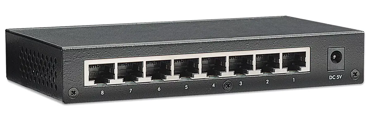 Slēdzis, Intellinet 8-Port Fast Ethernet, 523318 Photo 5