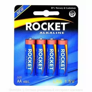 Battery AA ROCKET LR6-4BB pack of 4 — AA (LR6) alkaline batteries
