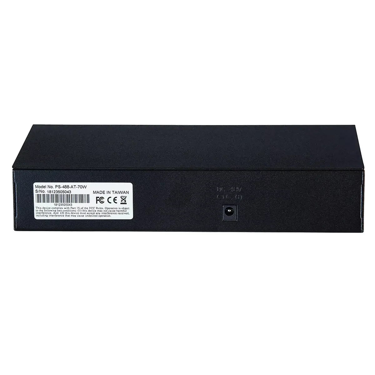 Switch, Intellinet 8-Port Fast Ethernet PoE+ Switch, 560764 Photo 4