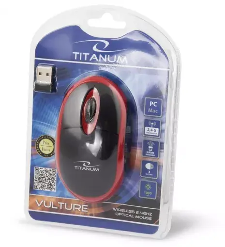 Беспроводная оптическая мышь Titanum TM116R Photo 3