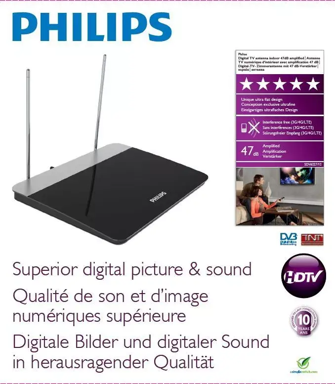 Antena Philips Digital TV SDV6227/12 Photo 2