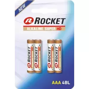 Single-use battery ROCKET LR03 - 4/BL HD AAA Alkaline