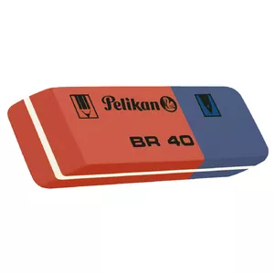 Pelikan 619569 eraser Rubber Blue, Red 40 pc(s)