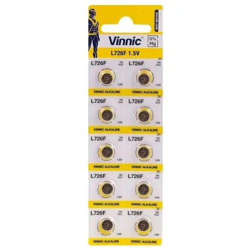 VINNIC AG2-10BB VIG2B10 pogu baterijas —