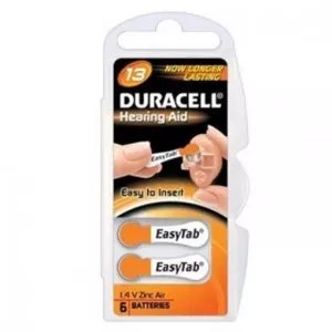 Vienreizējā baterija Duracell DA13 ACUSTICA