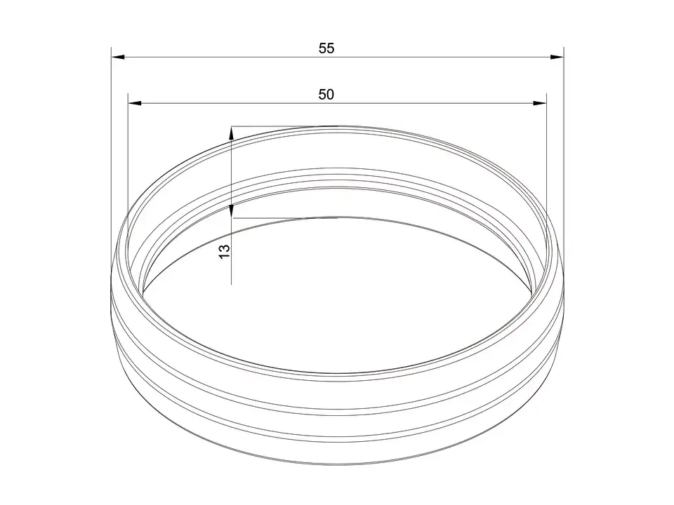 Pipe cover Multibrackets M Pro Series External Black Photo 2