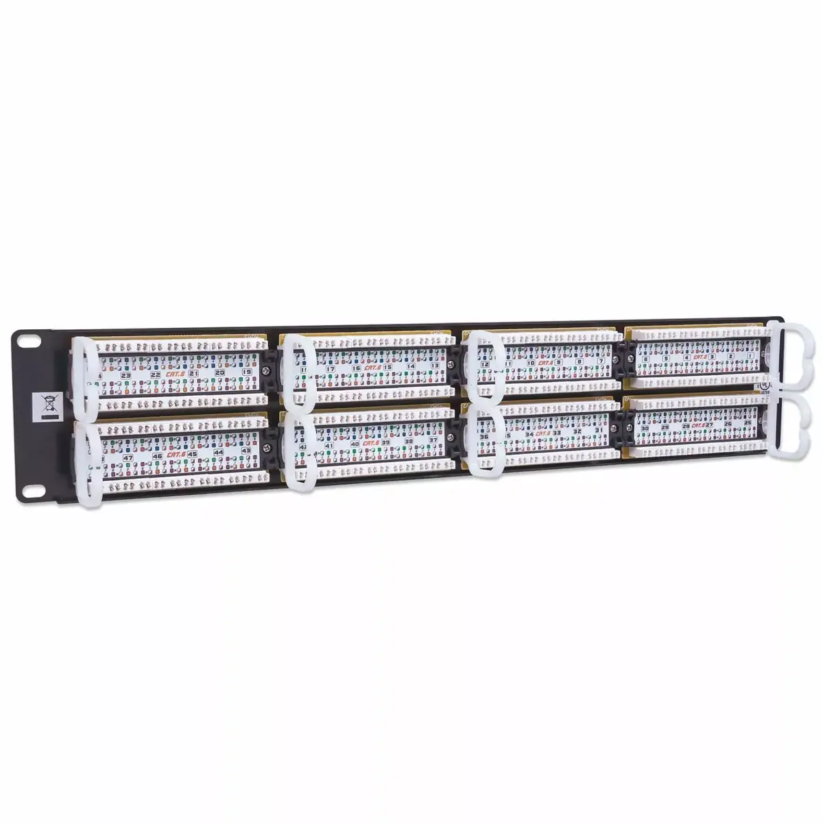 Pārejas panelis Intellinet Cat6 UTP 48-Port 2U Photo 4