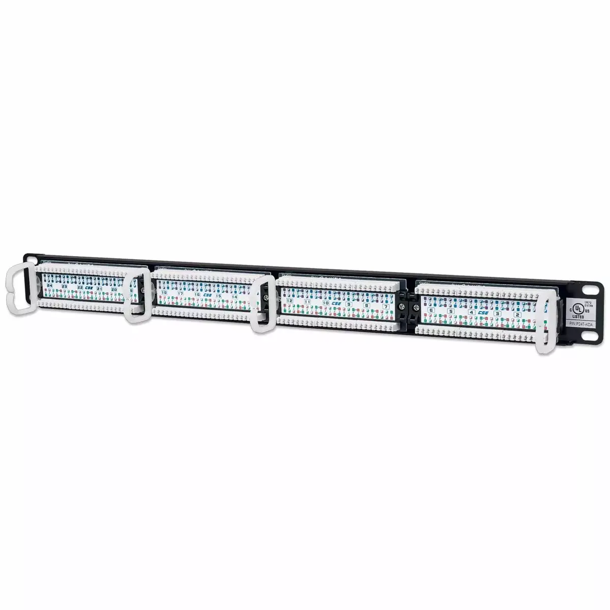 Patch Panel Intellinet Cat5e UTP 24-Port Photo 3