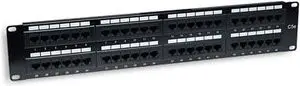 Patch Panel Intellinet Cat5e UTP 48-Port 2U Black Photo 5
