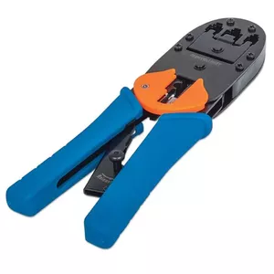 Crimping tool INTELLINET 211048 for modular RJ-12 plugs, steel, plastic handles, 215 mm, 358 g
