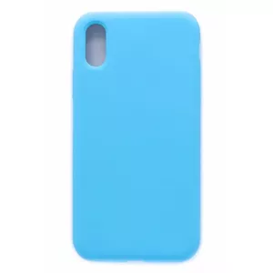 Silikona aizsargvāciņš Evelatus priekš iPhone XR — soft touch, debesszilas