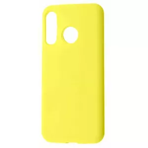 Soft Touch Silicone Case Evelatus for Huawei P30 Lite — Light Yellow