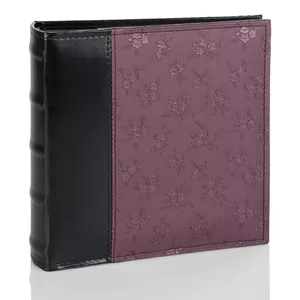 Photo album Victoria Collection Album B 10x15 200MS Flower-5 Purple, holds 200 photos 10×15 cm