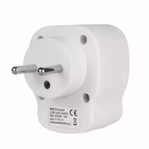 Power outlet MACLEAN AC outlet MCE13 with switch