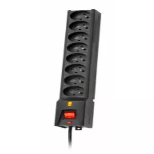 Удлинитель LESTAR LXA 816 G-A K Черный 8 розеток 230 В