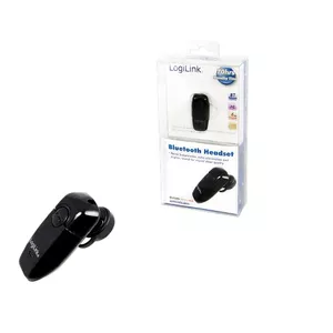 LogiLink Bluetooth V2.0 Earclip Headset Austiņas Bezvadu Zvani / mūzika Melns