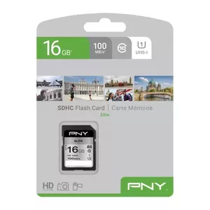 Flash Memory PNY 16 GB SDHC UHS-I Class 10 P-SD16GU1100EL-GE