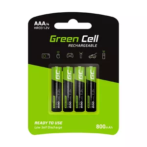 Rechargeable battery Green Cell GR04 AAA NiMH 1.2 V 800 mAh 4 pcs