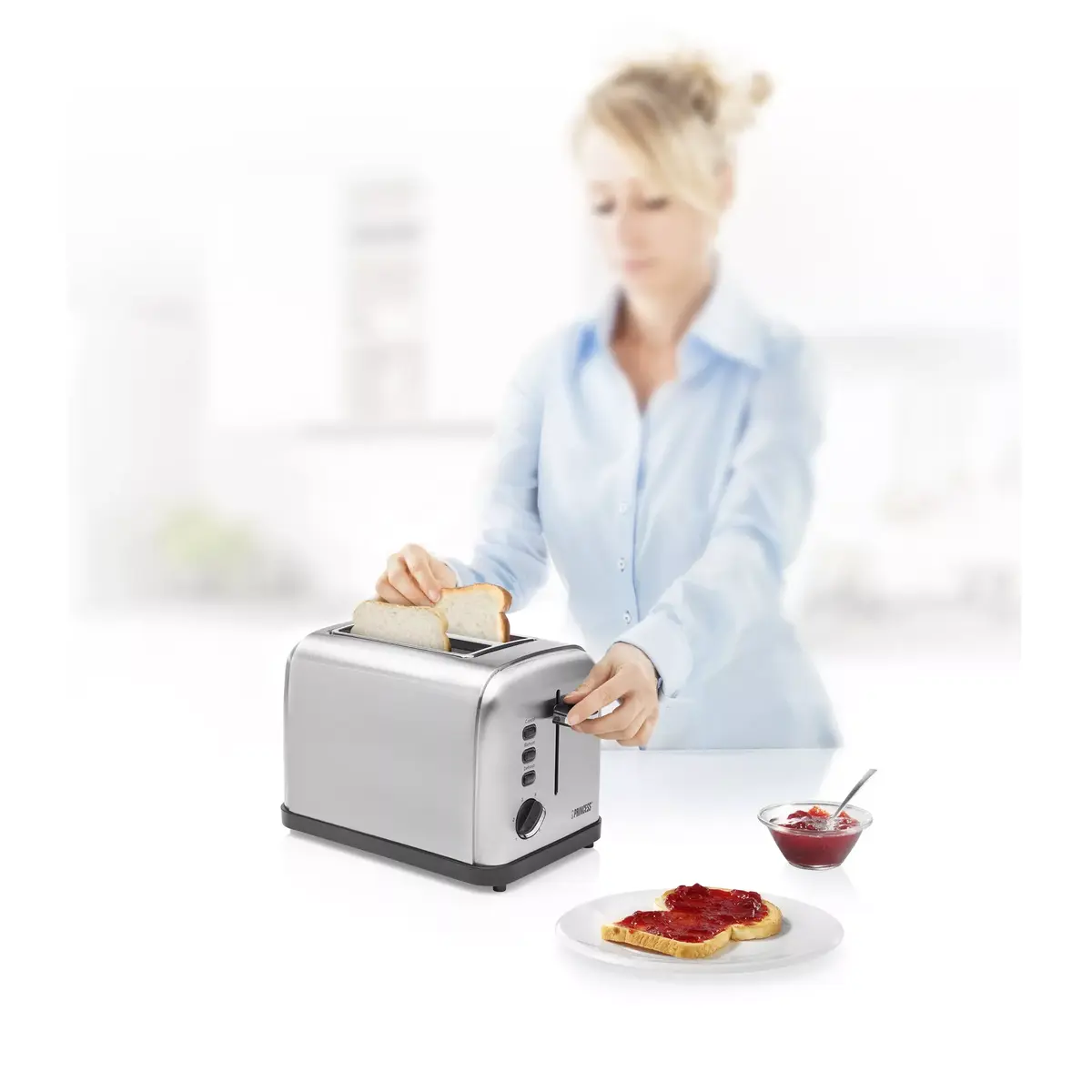 Toaster Princess 142354 Steel Style 2 Photo 2