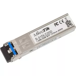 Mikrotik S-31DLC20D tīkla raiduztvērēja modulis 1250 Mbit/s SFP 1310 nm