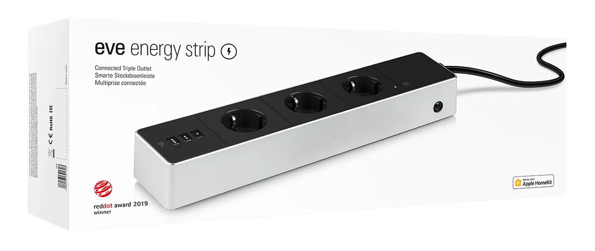 Strāvas padeve Eve Energy Strip Black
