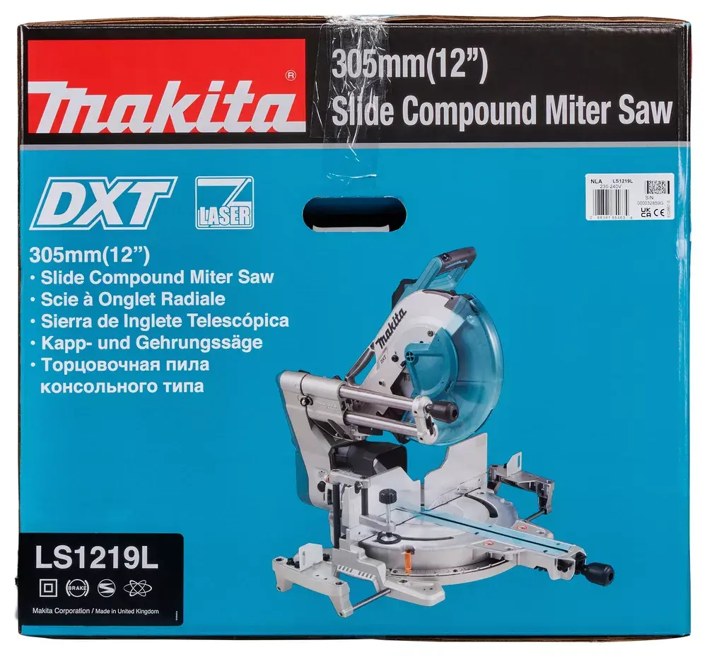 Угловая пила Makita LS1219L Photo 11