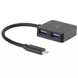 Renkforce RF-3754006 interfeisa centrmezgls USB 3.2 Gen 1 (3.1 Gen 1) Type-A 5000 Mbit/s Melns