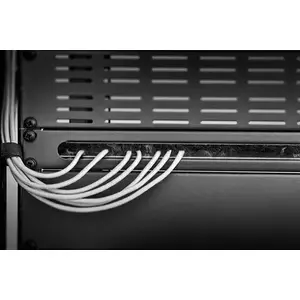 Network rack brush strip Renkforce RF-3429146 48.30 cm 19" Black