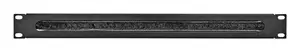 Renkforce RF-3429146 Brush strip for 19-inch Server Racks 1U Steel Black