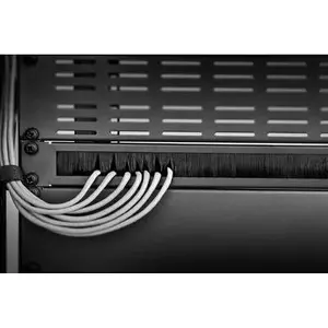 Rack Brush Strip Renkforce RF-3429140 — 19" 1U, 48.30 cm, black