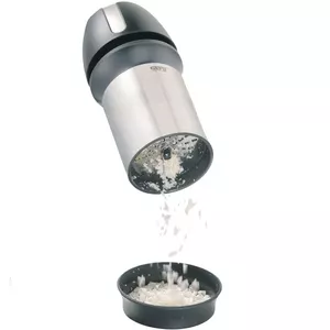 Manual grater spiralizer GEFU 34680, plastic, dishwasher-safe, 161×83×83 mm, black