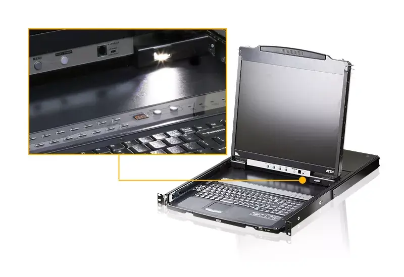 ATEN 19" LCD консоль CL5800N-ATA-XG Photo 3