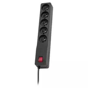 Сетевой фильтр LESTAR ZX 510 G-A K.:CZ 5,0M 5 розеток 230В 5м черный