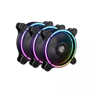 Enermax T.B.RGB AD. Datora korpusam Ventilators 12 cm Melns