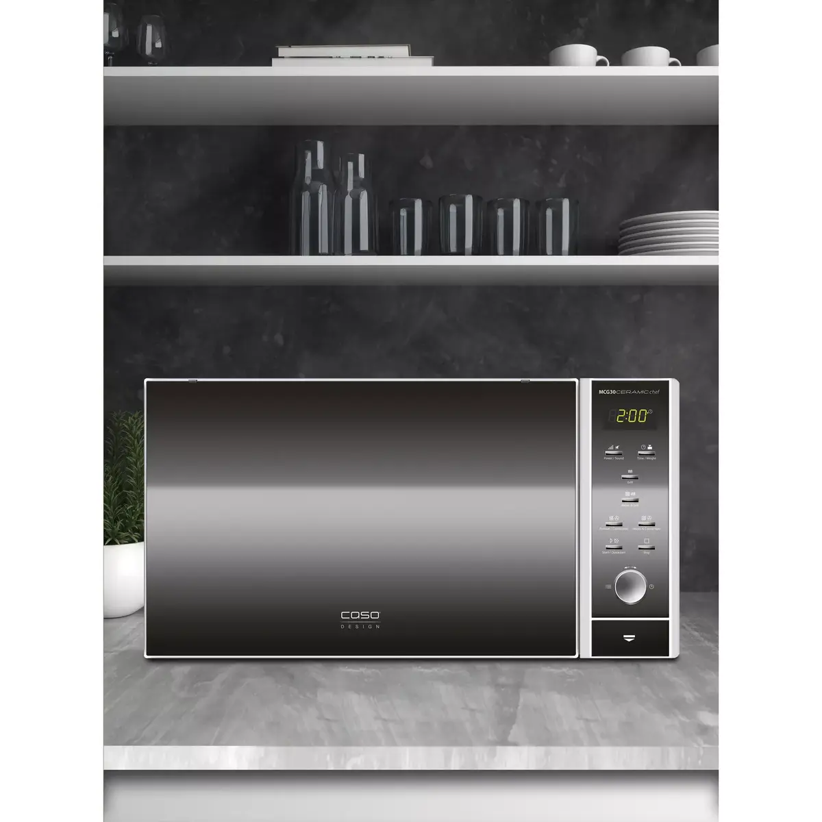 Caso MCG 30 Ceramic Chef galda mikroviļņu krāsns 30 L Photo 5