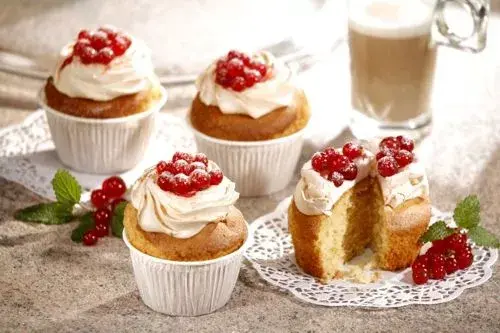 Muffin pan Papstar Muffinförmchen aus Papier weiss 20er Photo 2
