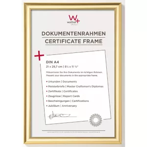 Single picture frame Walther Design KP130G Gold