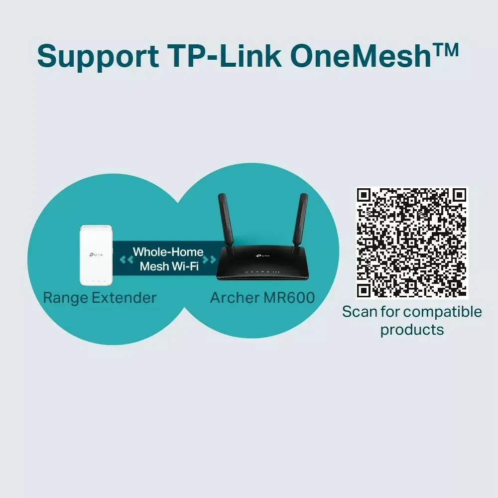 TP-LINK 4G+ LTE Maršrutētājs Archer MR600 Photo 24