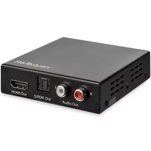 HDMI Audio Extractor StarTech HD202A — 4K 60Hz, 4096x2160, 5.1-channel, HDMI in/out, black