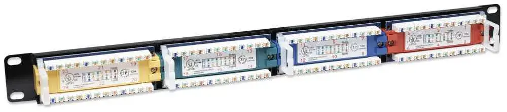 Patch Panel Intellinet Cat5e UTP 24-Port 1U Photo 3