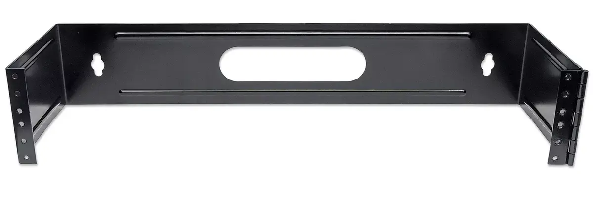 Montāžas kronšteins Intellinet 19" ar eņģēm 2U melns Photo 3