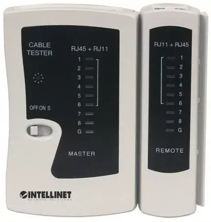 Тестер кабелей INTELLINET 780087 RJ45/RJ12/RJ11 Photo 4