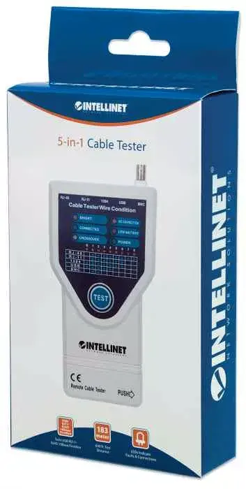 Cable Tester Intellinet 5-in-1 780094 Photo 7